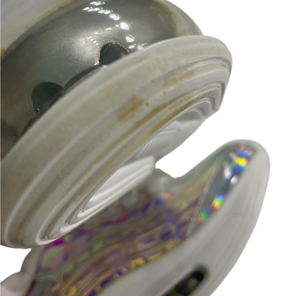Holographic, Iridescent, White,silver, shock absorbent, Sneakers, size 7,New - Picture 11 of 14